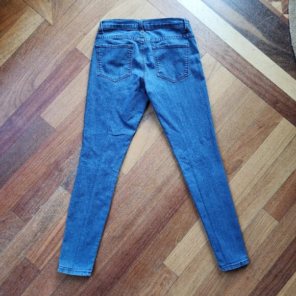 Forever 21 Medium Wash Low Rise Skinny Jeans Size 26 - Picture 14 of 16
